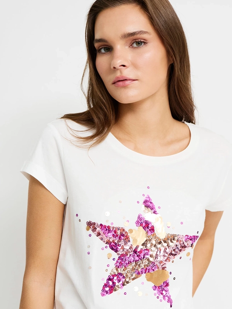 POLERA MUJER INDEX ALGODÓN MANGA CORTA - 3