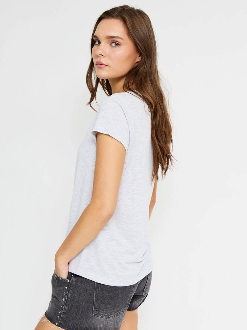 POLERA MUJER INDEX ALGODÓN MANGA CORTA - 2