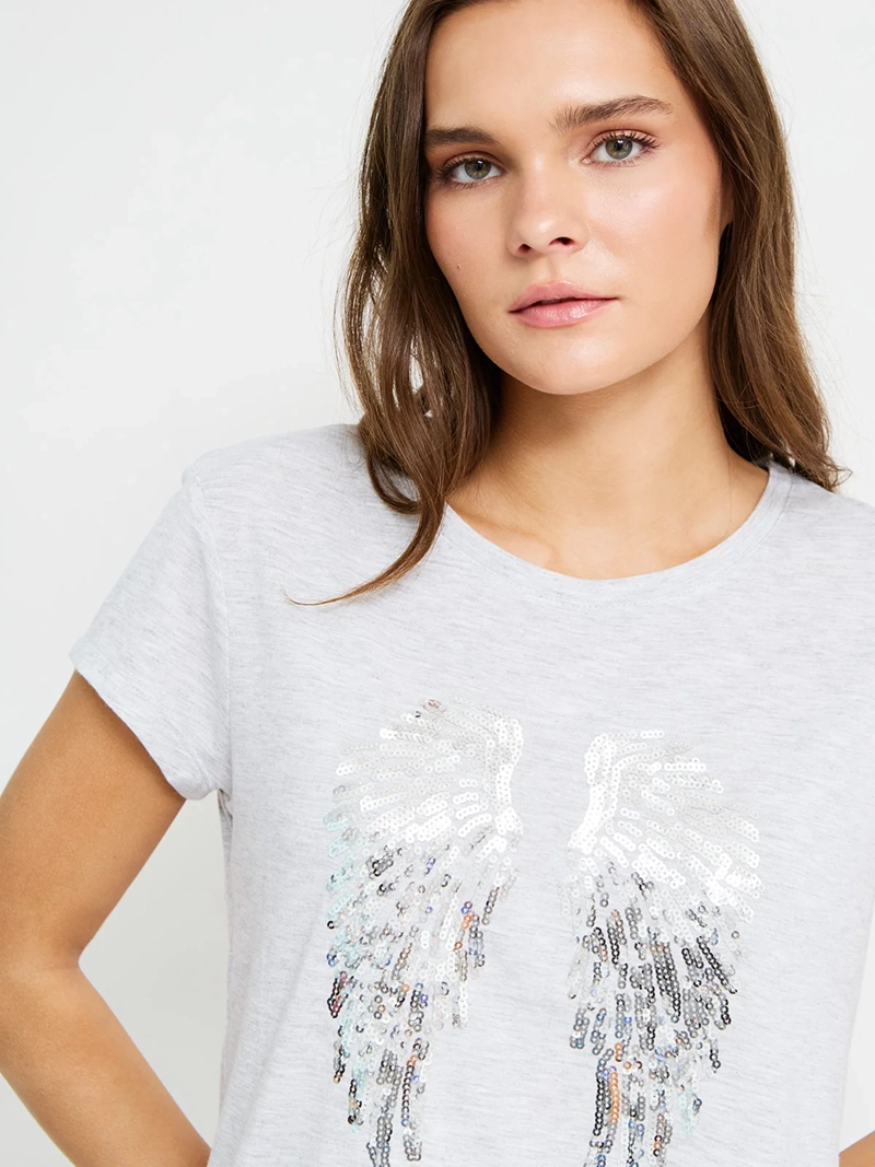 POLERA MUJER INDEX ALGODÓN MANGA CORTA - 3