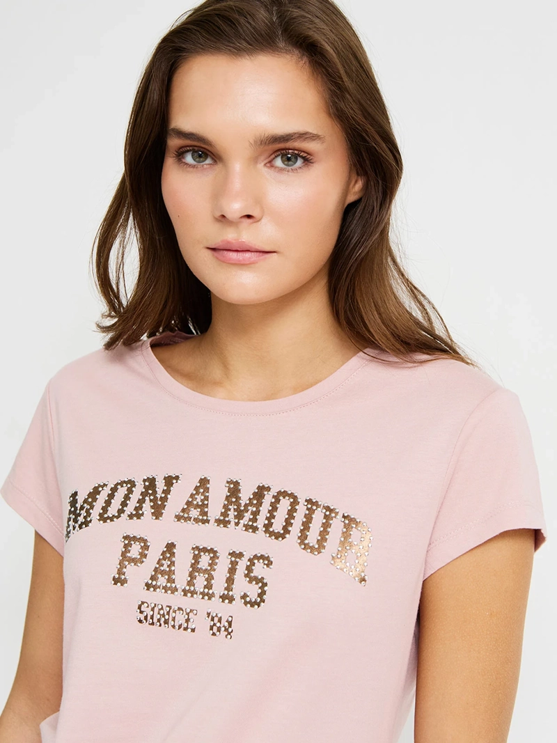 POLERA MUJER INDEX ALGODÓN MANGA CORTA - 3