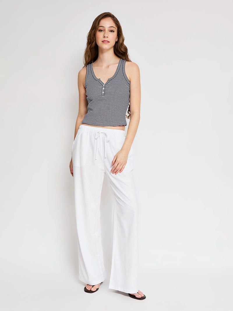 POLERA MUJER INDEX ALGODÓN SIN MANGAS BÁSICA - 4