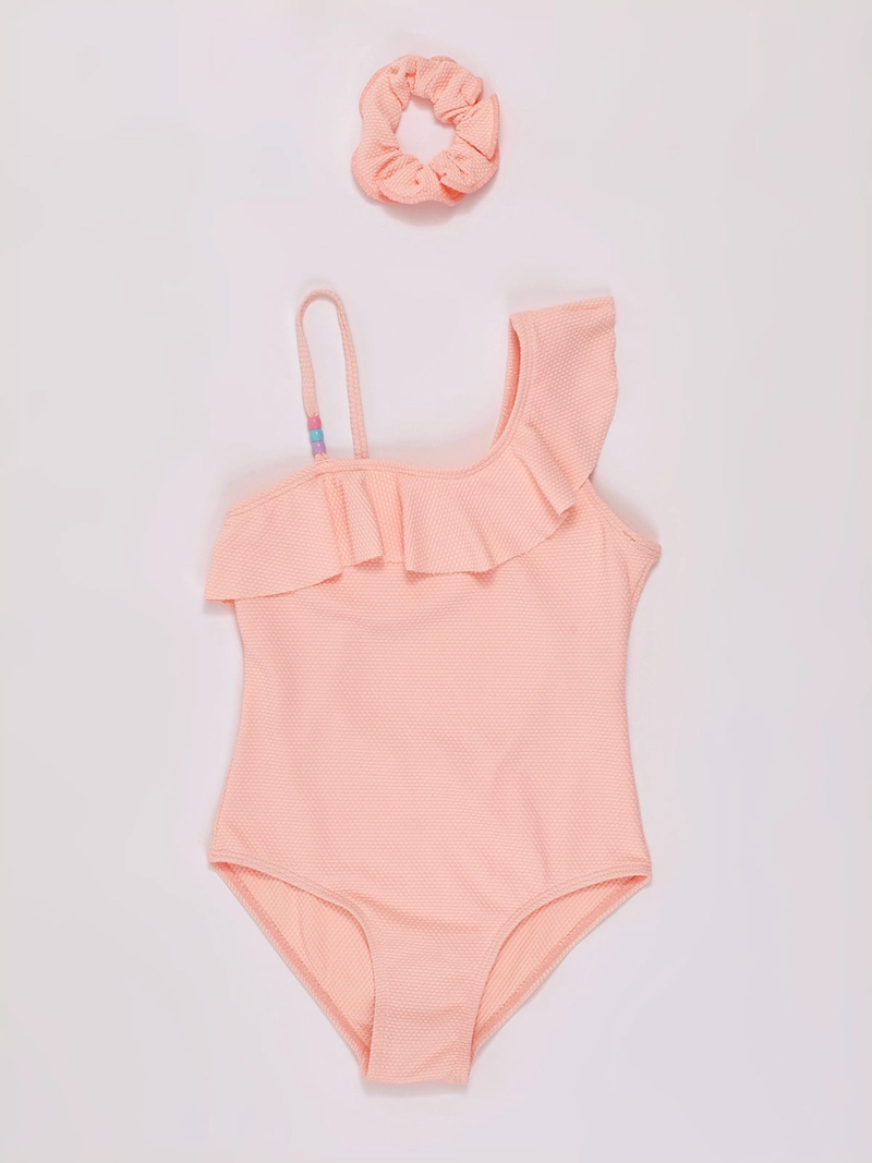TRAJE DE BANO NIÑA HARVEST CON SCRUNCHIE