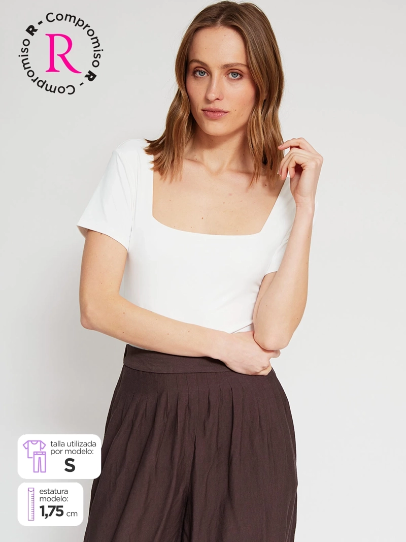 BODY MUJER MARQUIS MANGA CORTA