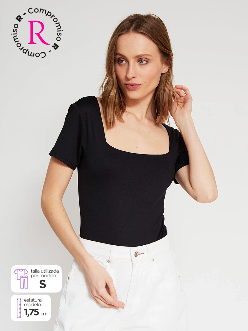 BODY MUJER MARQUIS MANGA CORTA