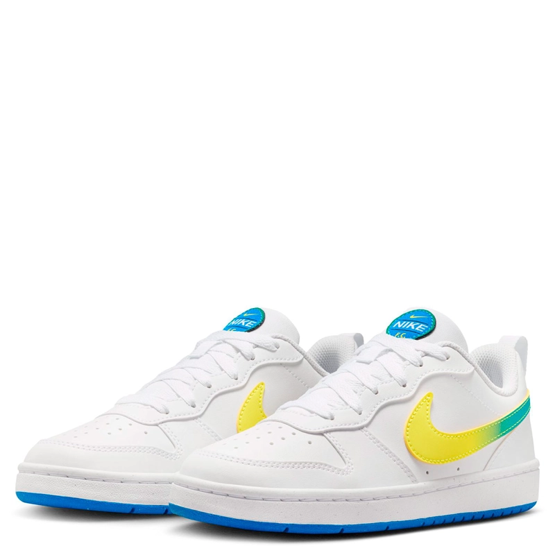 ZAPATILLAS NIÑO NIKE CASUALES BLANCO COURT BOROUGH LOW WC BG - 2