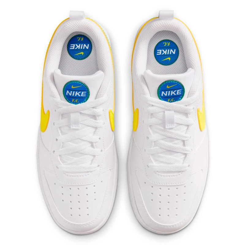 ZAPATILLAS NIÑO NIKE CASUALES BLANCO COURT BOROUGH LOW WC BG - 4