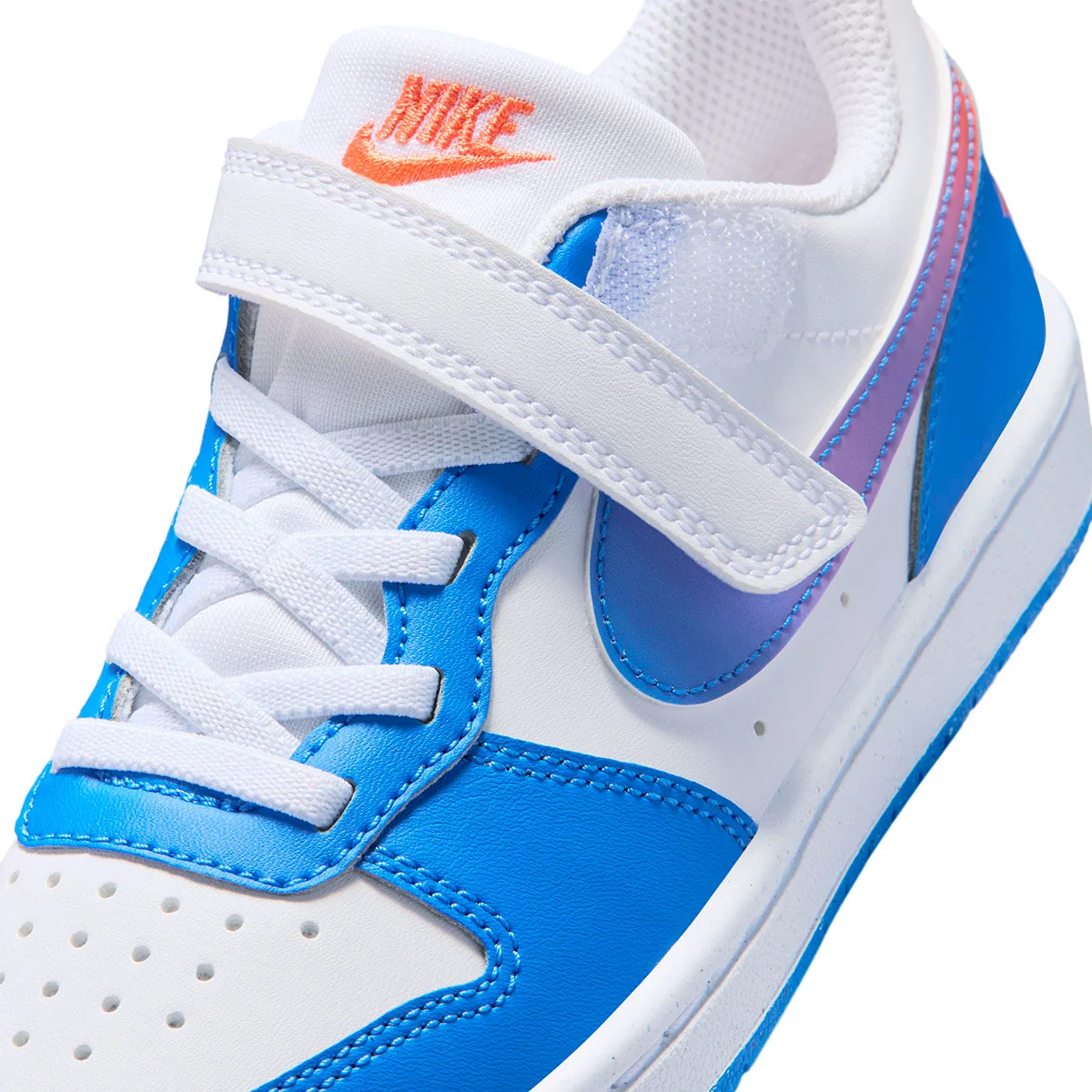 ZAPATILLAS NIÑO NIKE CASUALES CELESTE COURT BOROUGH LOW BBALL - 7