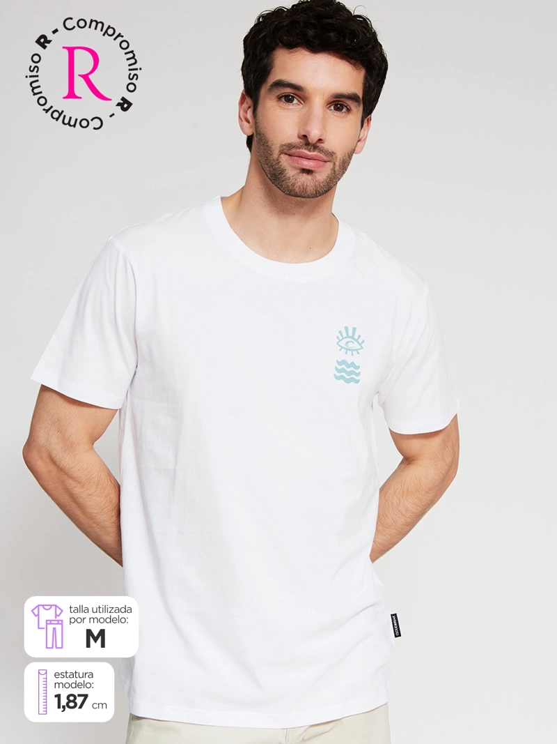 POLERA HOMBRE CLOUDBREAK ALGODÓN MANGA CORTA