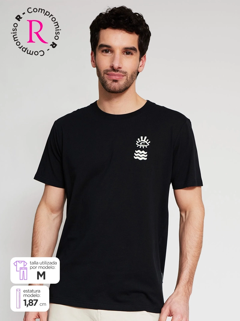 POLERA HOMBRE CLOUDBREAK ALGODÓN MANGA CORTA