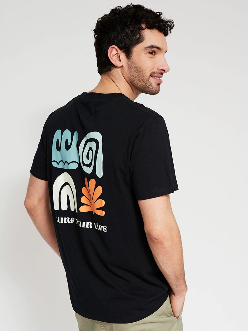POLERA HOMBRE CLOUDBREAK ALGODÓN MANGA CORTA - 2