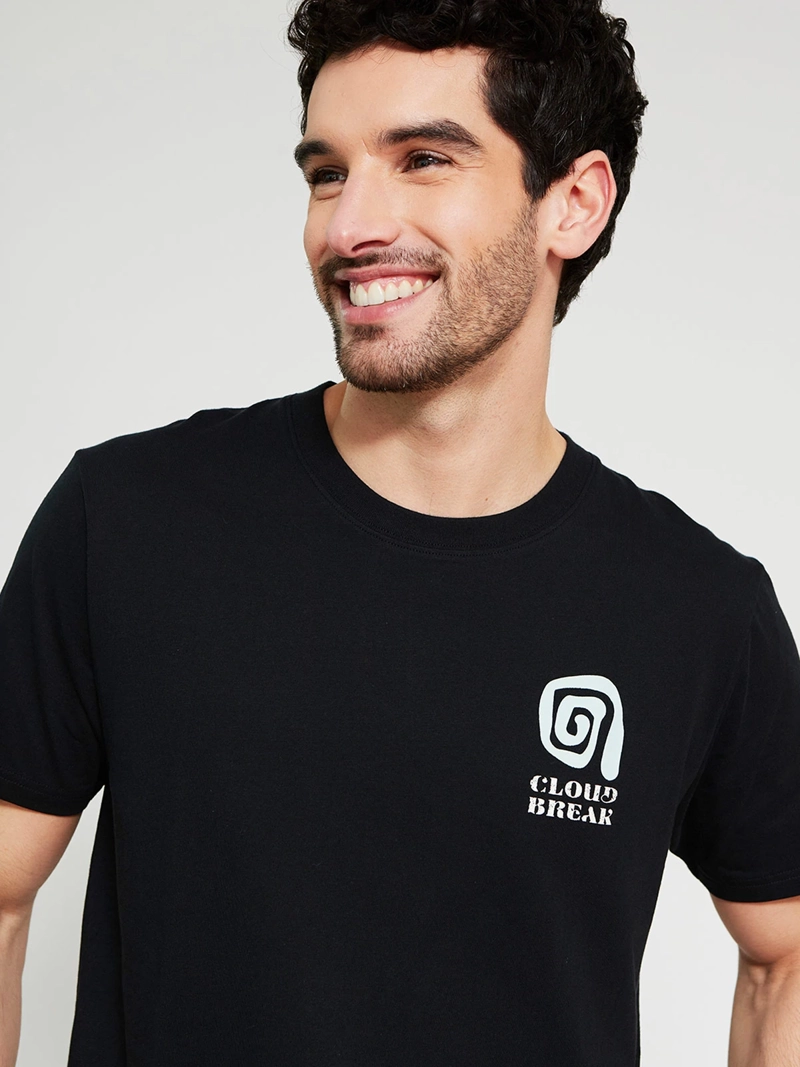 POLERA HOMBRE CLOUDBREAK ALGODÓN MANGA CORTA - 3