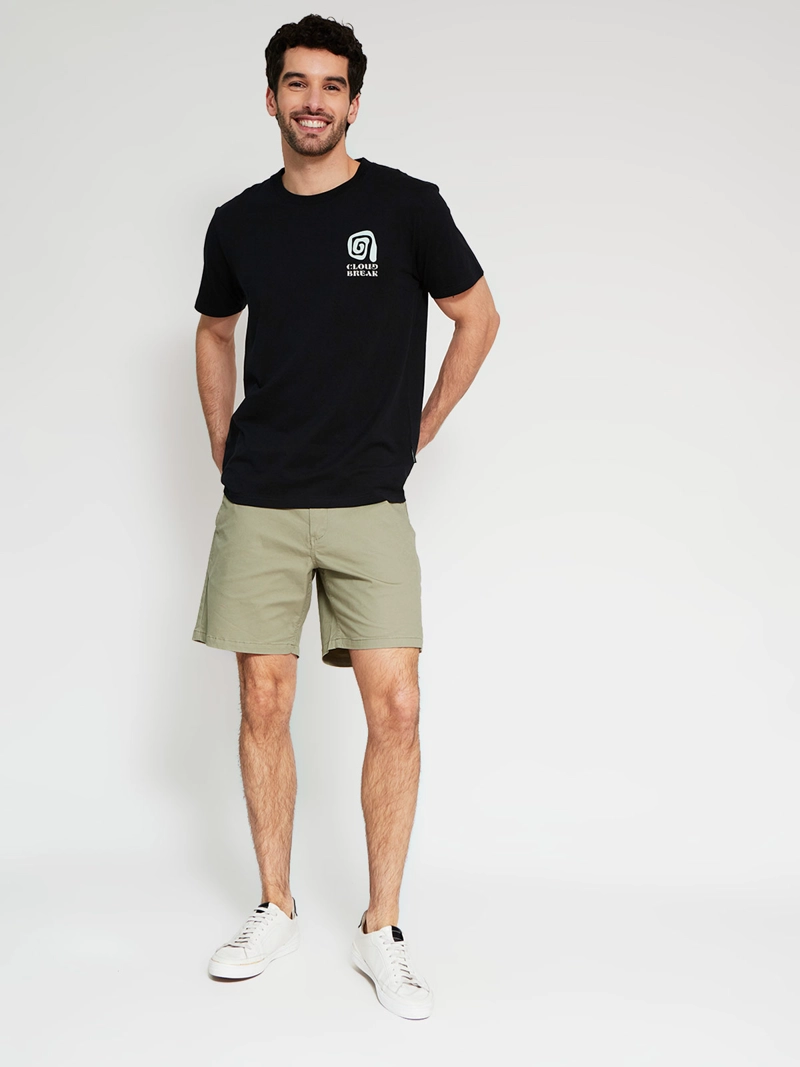 POLERA HOMBRE CLOUDBREAK ALGODÓN MANGA CORTA - 4