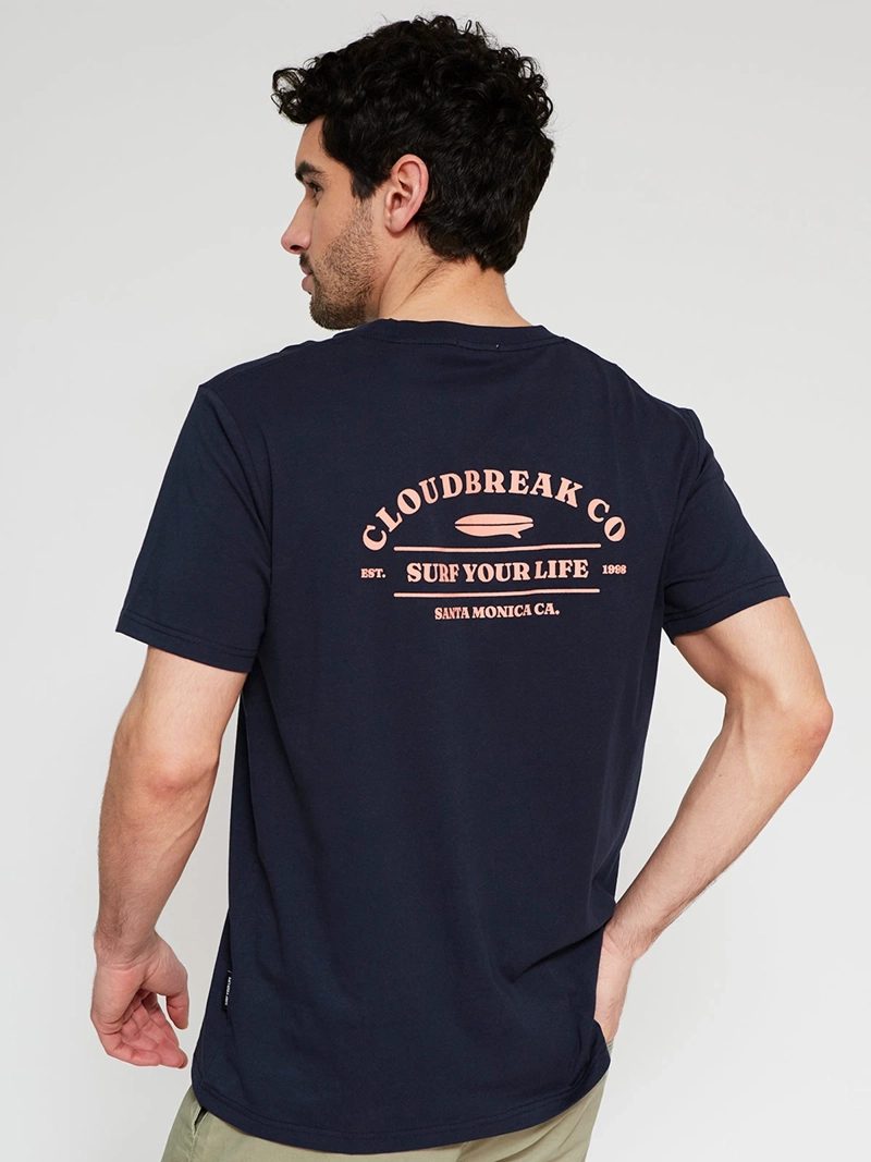 POLERA HOMBRE CLOUDBREAK ALGODÓN MANGA CORTA - 2