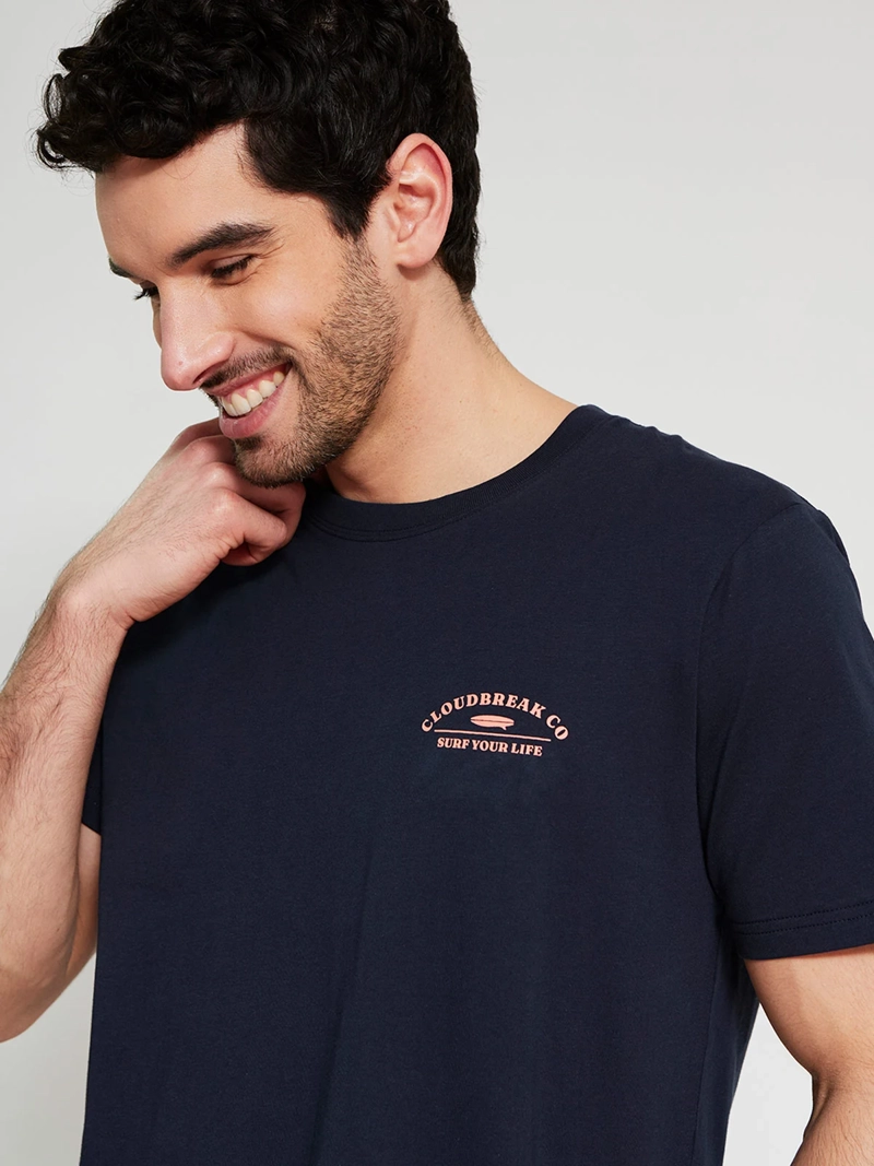 POLERA HOMBRE CLOUDBREAK ALGODÓN MANGA CORTA - 3