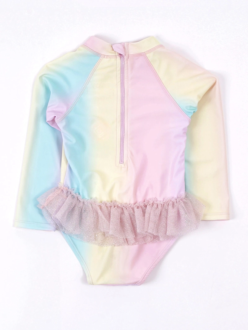 TRAJE DE BANO NIÑA BABY HARVEST MANGA LARGA TUTÚ BEBÉ - 2