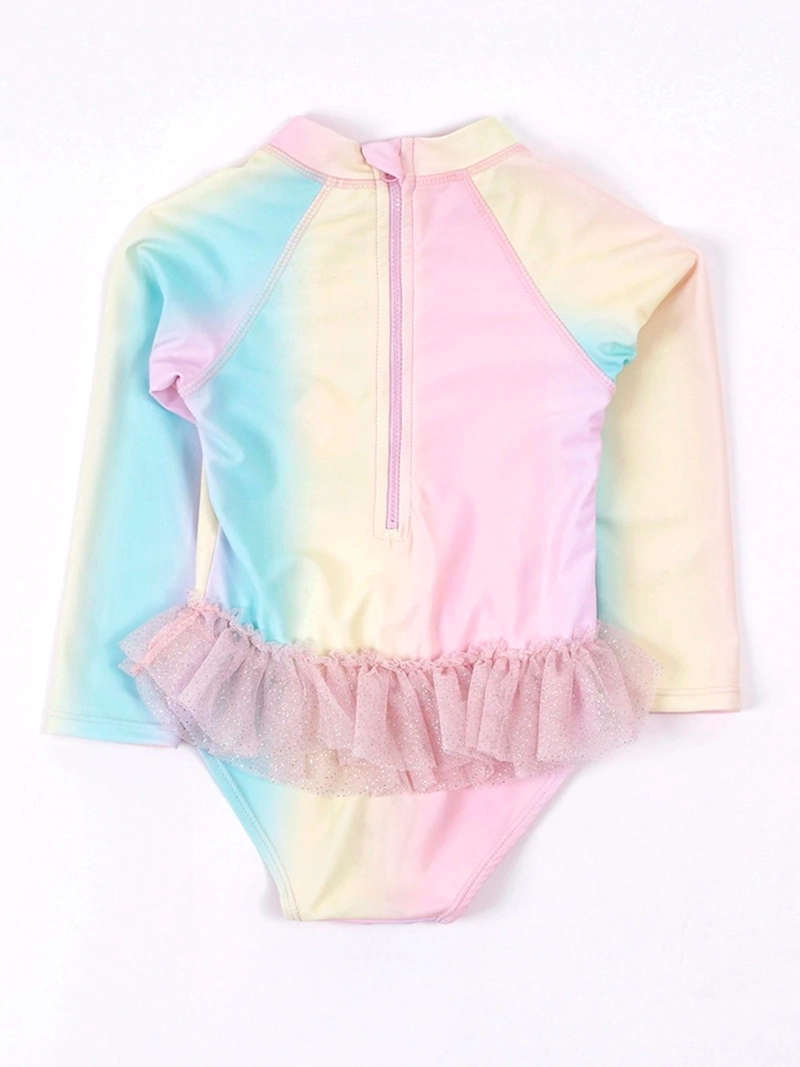 TRAJE DE BANO NIÑA BABY HARVEST MANGA LARGA TUTÚ BEBÉ - 4