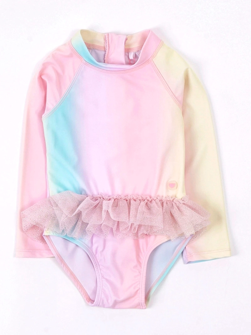 TRAJE DE BANO NIÑA BABY HARVEST MANGA LARGA TUTÚ BEBÉ - 3