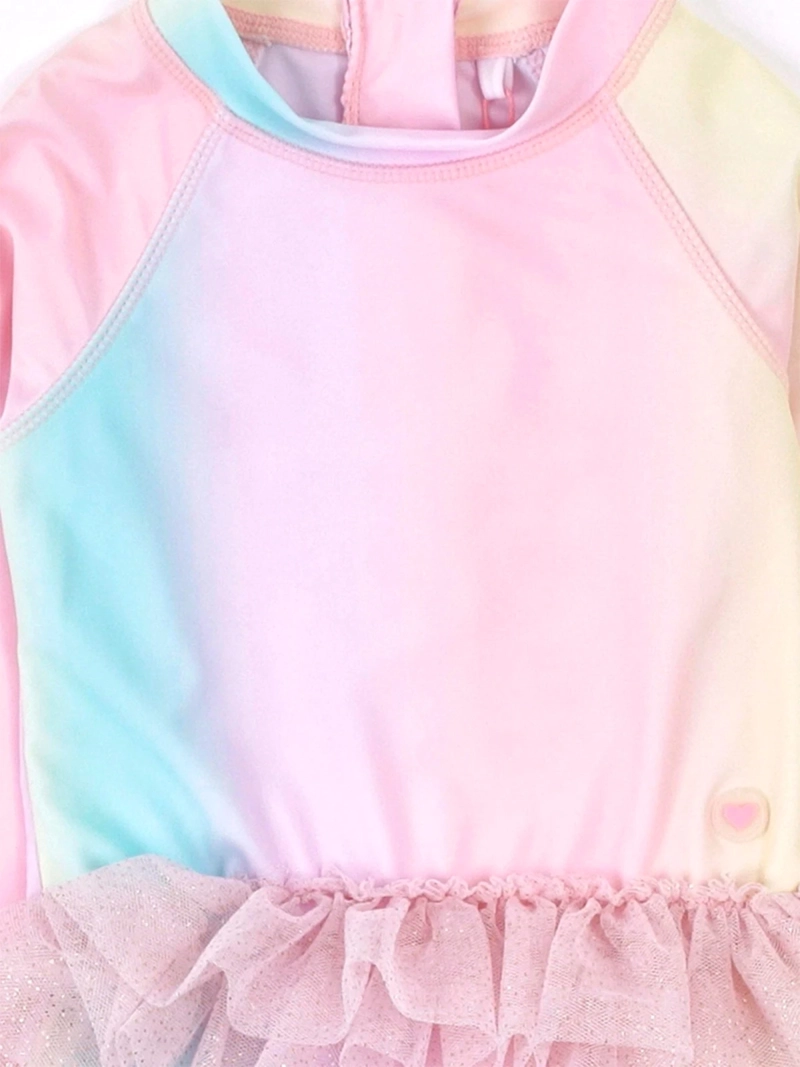 TRAJE DE BANO NIÑA BABY HARVEST MANGA LARGA TUTÚ BEBÉ - 5