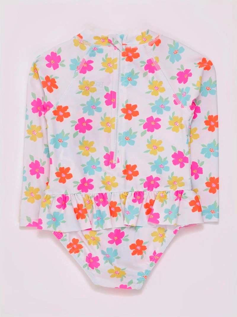 TRAJE DE BAÑO NIÑA BABY HARVEST UV ENTERO MANGA LARGA - 4
