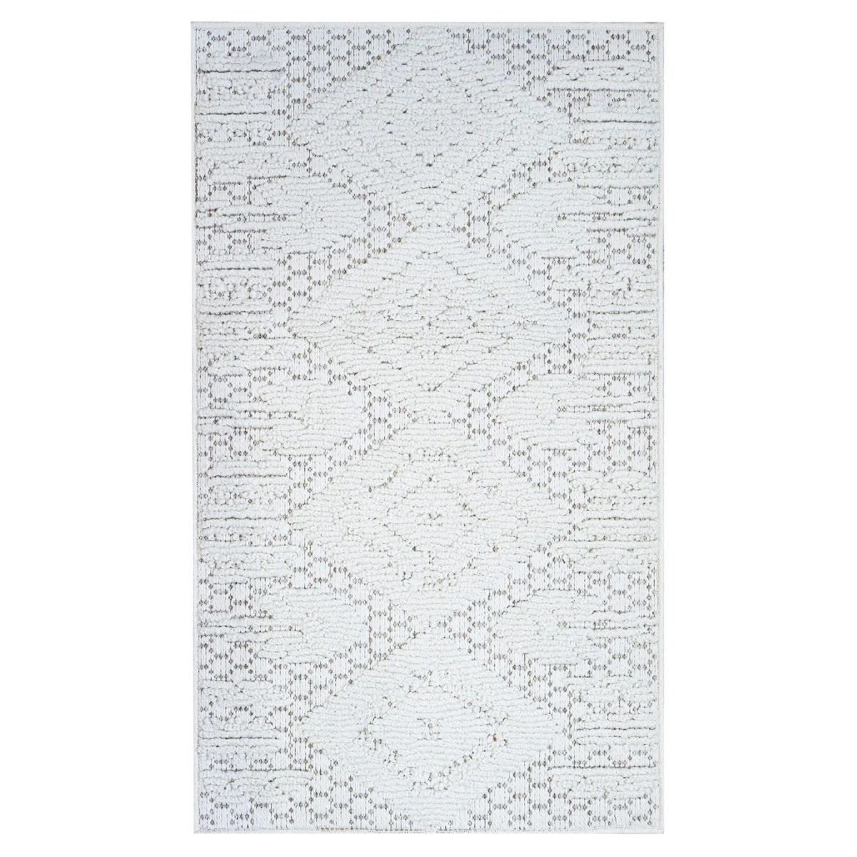 ALFOMBRA DORAL ANKARA 60X100 CM CREMA - 1