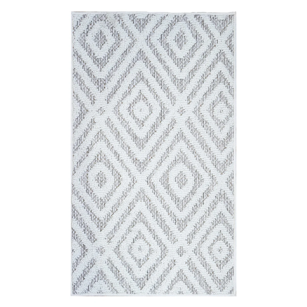 ALFOMBRA DORAL ANKARA 60X100 CM CREMA/GRIS - 1