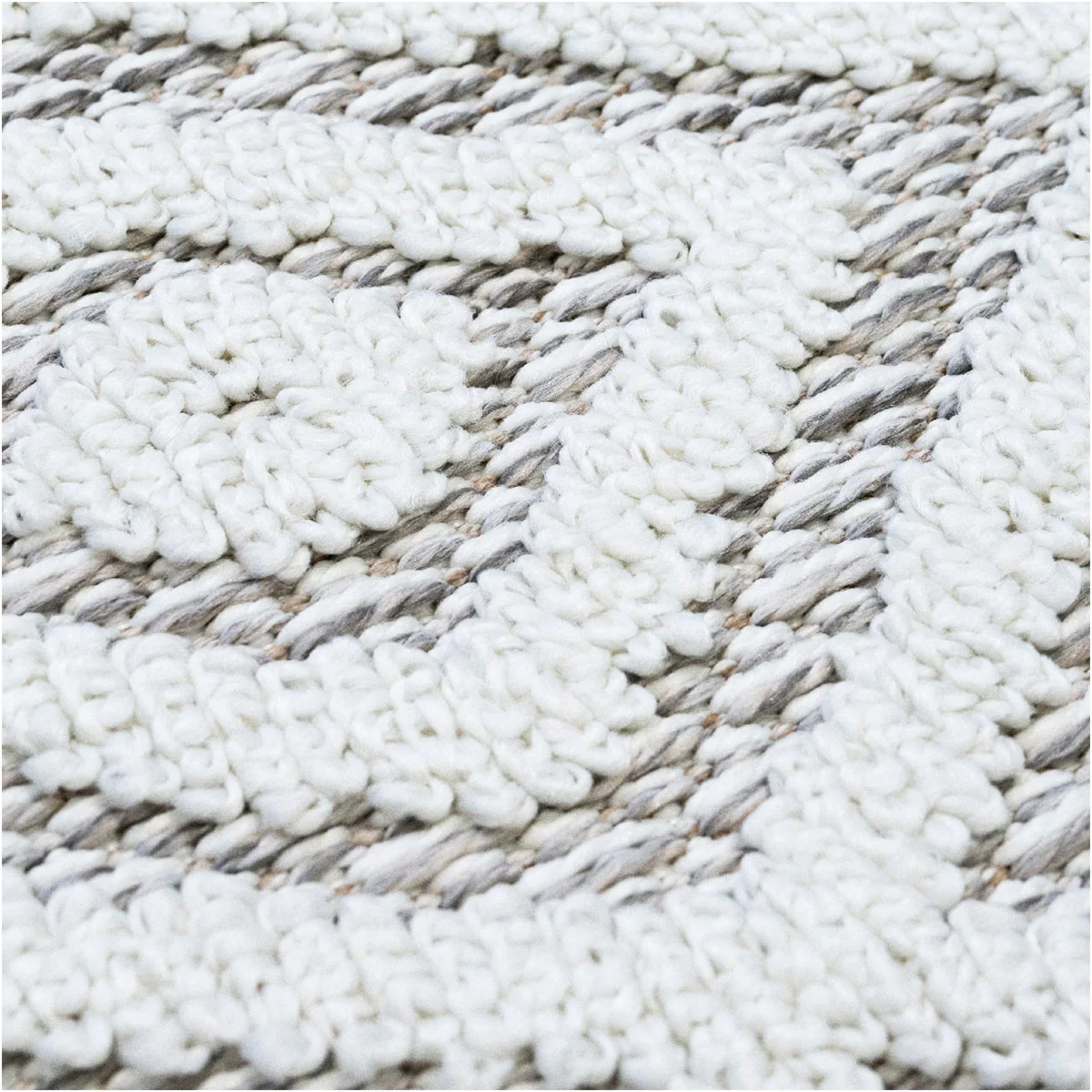ALFOMBRA DORAL ANKARA 60X100 CM CREMA/GRIS - 2