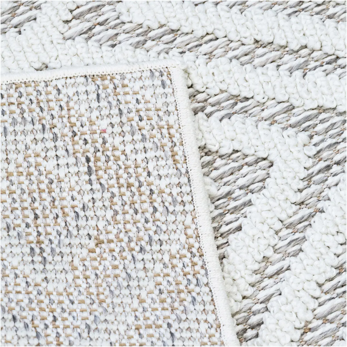ALFOMBRA DORAL ANKARA 60X100 CM CREMA/GRIS - 3