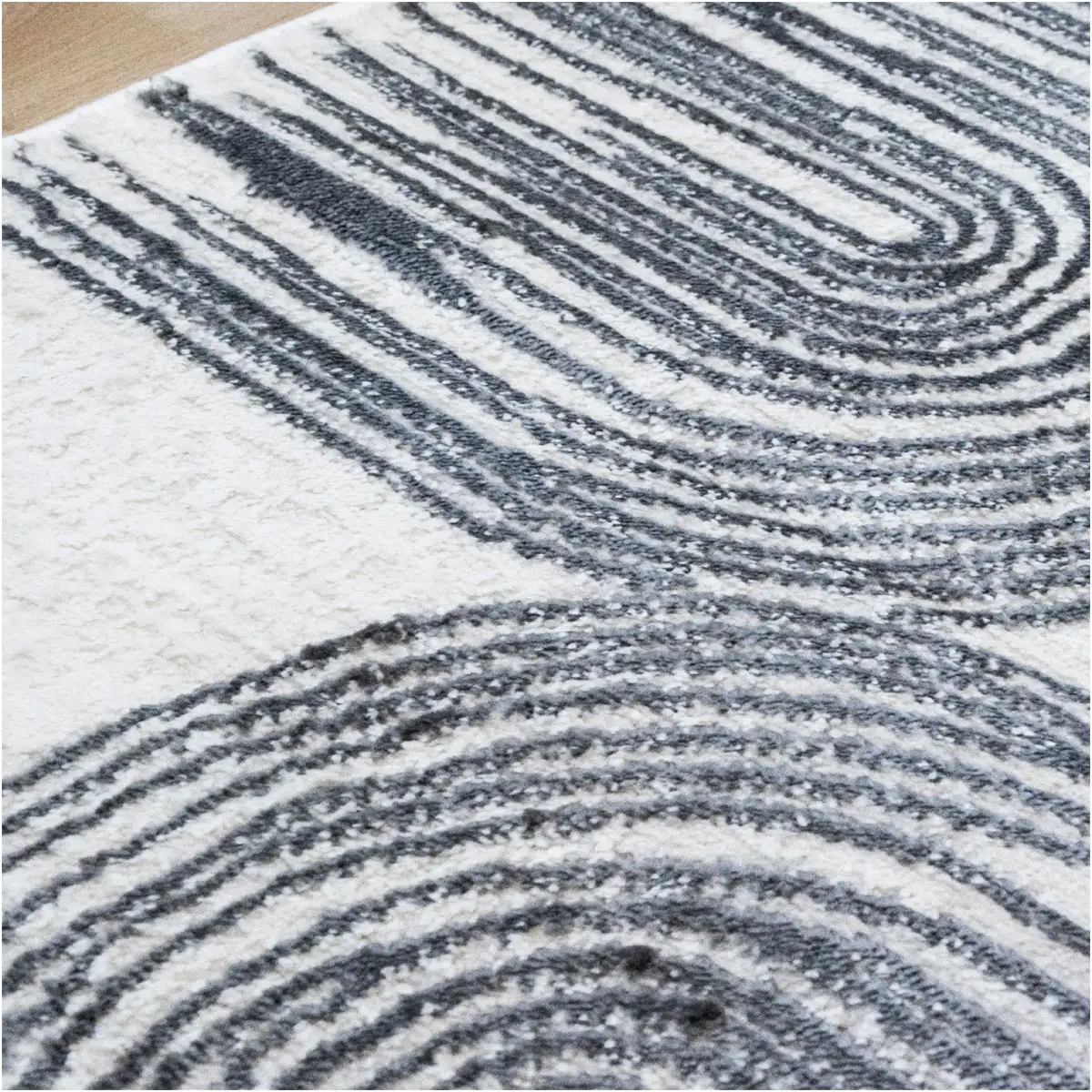 ALFOMBRA DORAL BAREIN 60X100 CM GRIS/CRUDO - 2