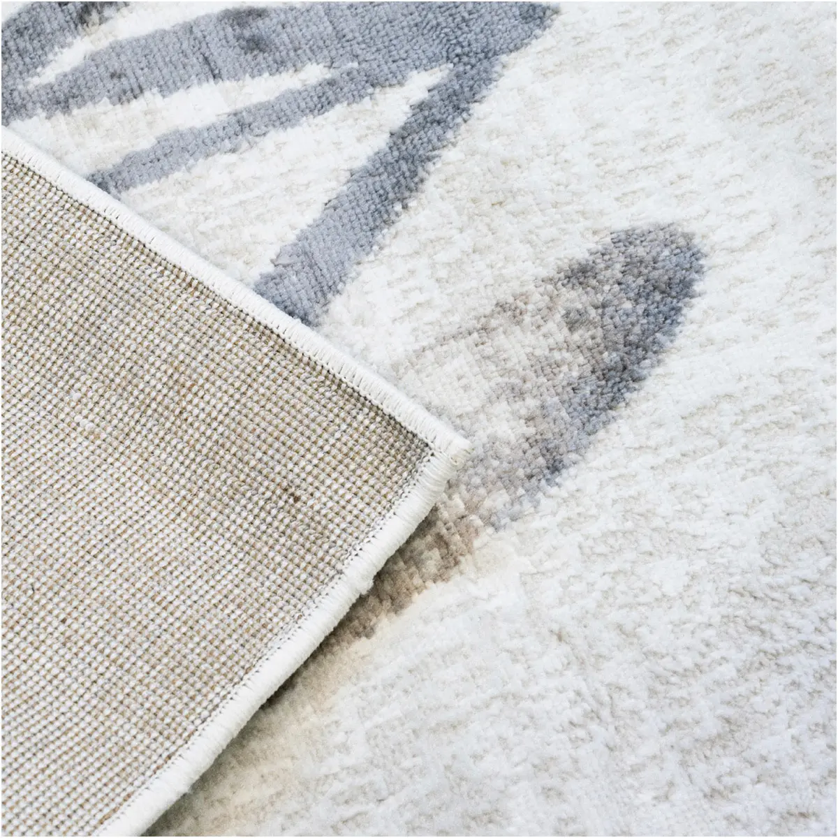 ALFOMBRA DORAL BAREIN 60X100 CM GRIS/CRUDO - 3