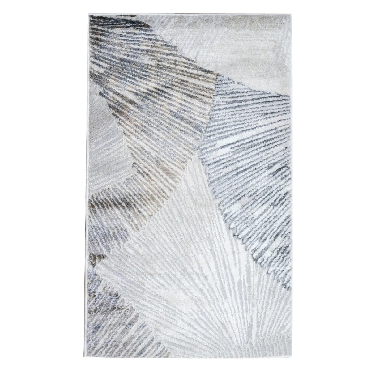 ALFOMBRA DORAL BAREIN 60X100 CM GRIS/CRUDO - 1