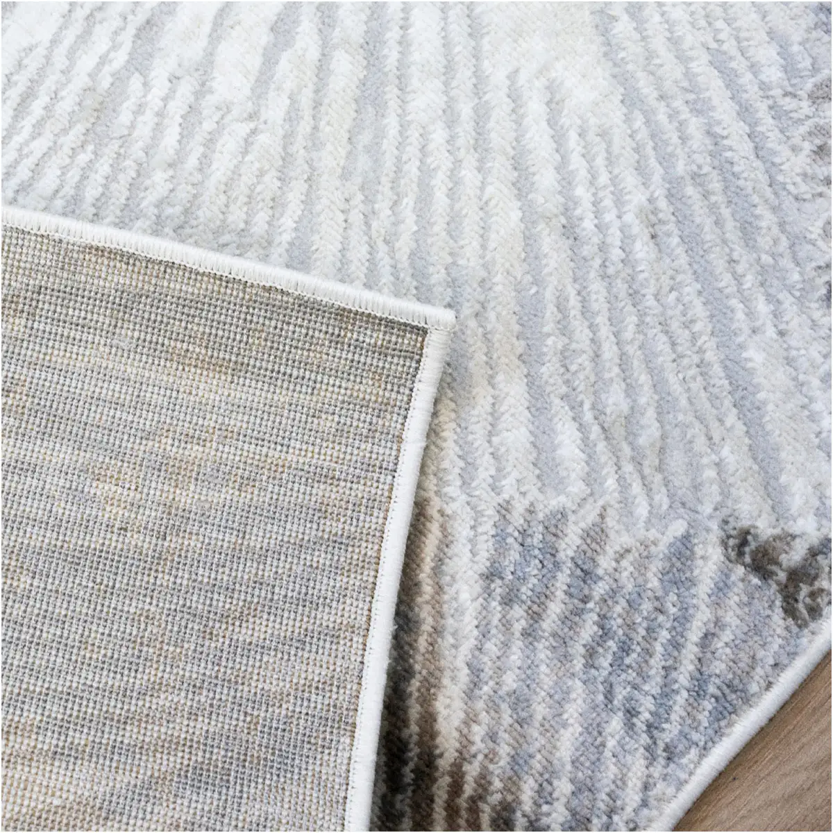ALFOMBRA DORAL BAREIN 60X100 CM GRIS/CRUDO - 3