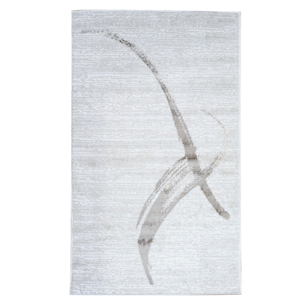 ALFOMBRA DORAL BAREIN 60X100 CM TAUPE/CRUDO - 1