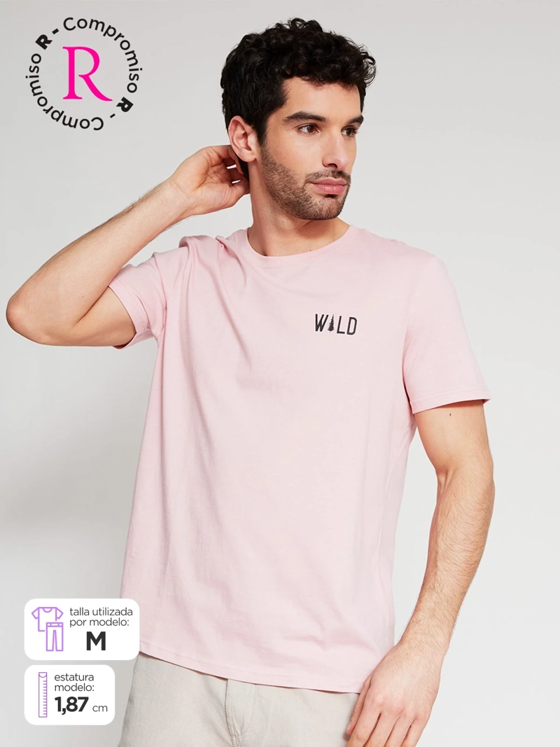 POLERA HOMBRE KENNETH STEVENS ALGODÓN CUELLO REDONDO MANGA CORTA - 1