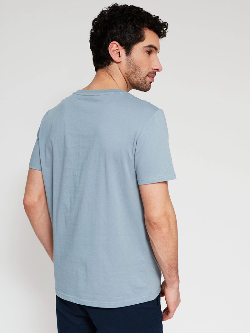 POLERA HOMBRE KENNETH STEVENS ALGODÓN CUELLO REDONDO MANGA CORTA - 2