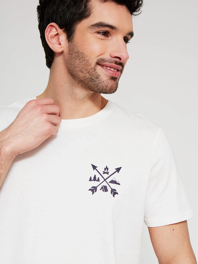 POLERA HOMBRE KENNETH STEVENS ALGODÓN CUELLO REDONDO MANGA CORTA - 3