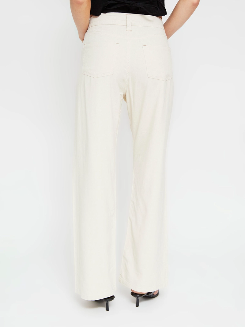 PANTALÓN MUJER INDEX LINO TIRO BAJO - 3