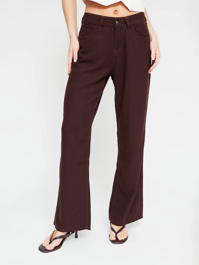 PANTALÓN MUJER INDEX LINO TIRO BAJO - 2
