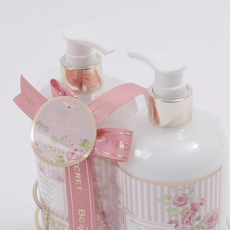 SET DE BAÑO BODY SECRET FRESH ROSE CREMA 500ML + JABÓN 500ML - 3
