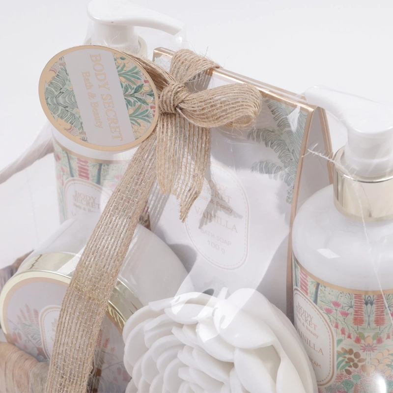 SET DE BAÑO BODY SECRET NATURAL CREMA 300ML + JABONES 300ML+100GR + LOCIÓN 150ML - 3