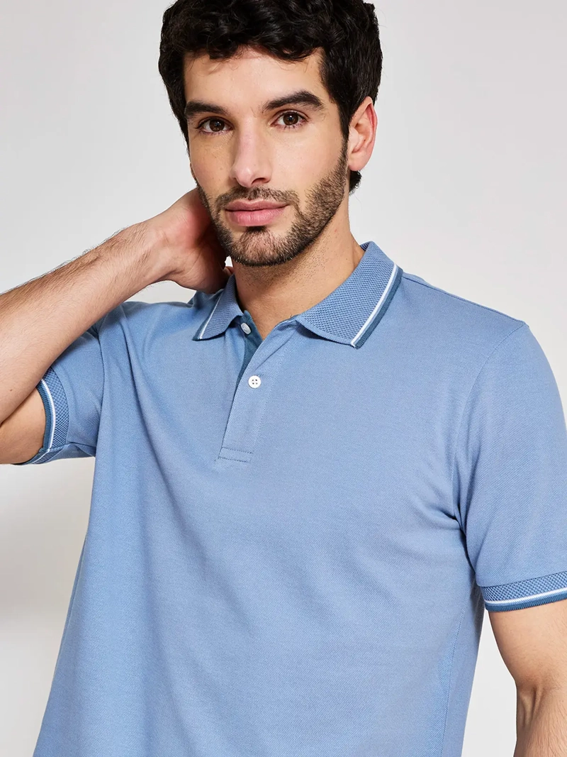 POLERA HOMBRE REGATTA ALGODÓN MANGA CORTA PIQUÉ - 3