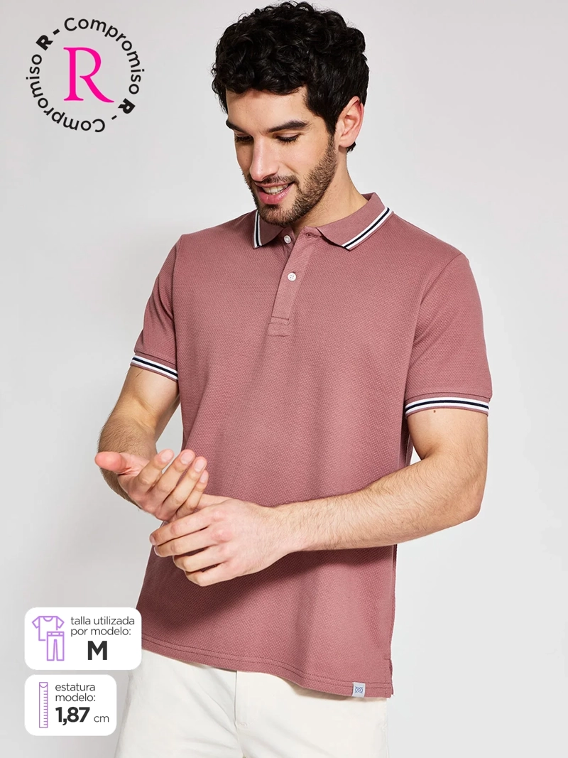 POLERA HOMBRE REGATTA ALGODÓN MANGA CORTA PIQUÉ - 1