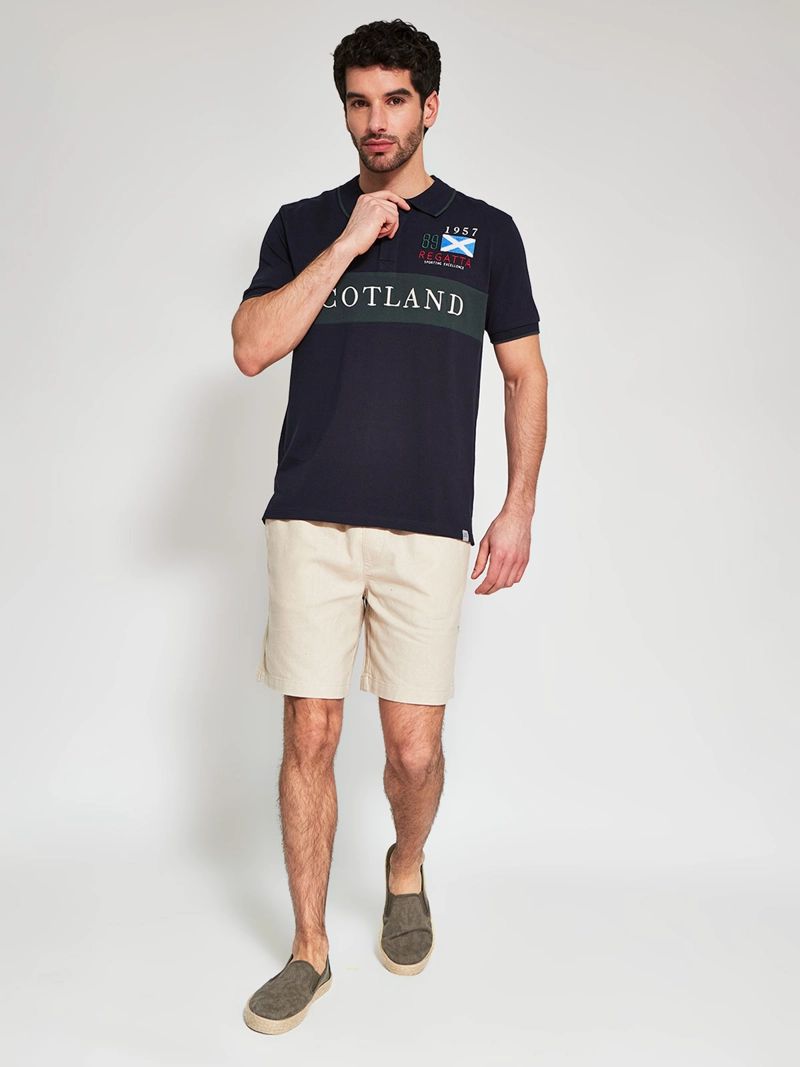 POLERA HOMBRE REGATTA ALGODÓN MANGA CORTA - 4