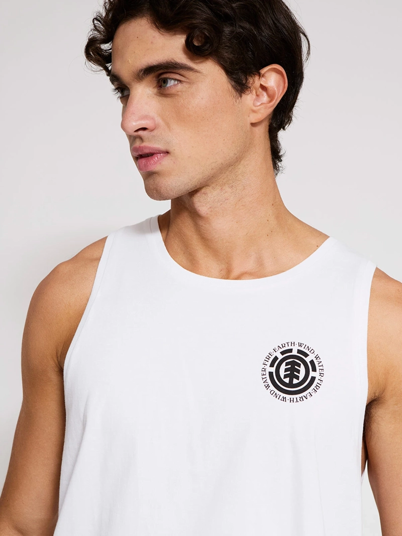 POLERA HOMBRE ELEMENT ALGODÓN SIN MANGAS BÁSICA - 3
