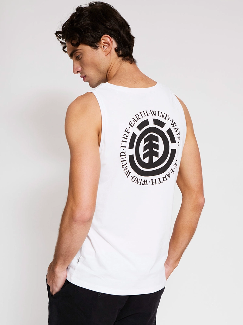 POLERA HOMBRE ELEMENT ALGODÓN SIN MANGAS BÁSICA - 2