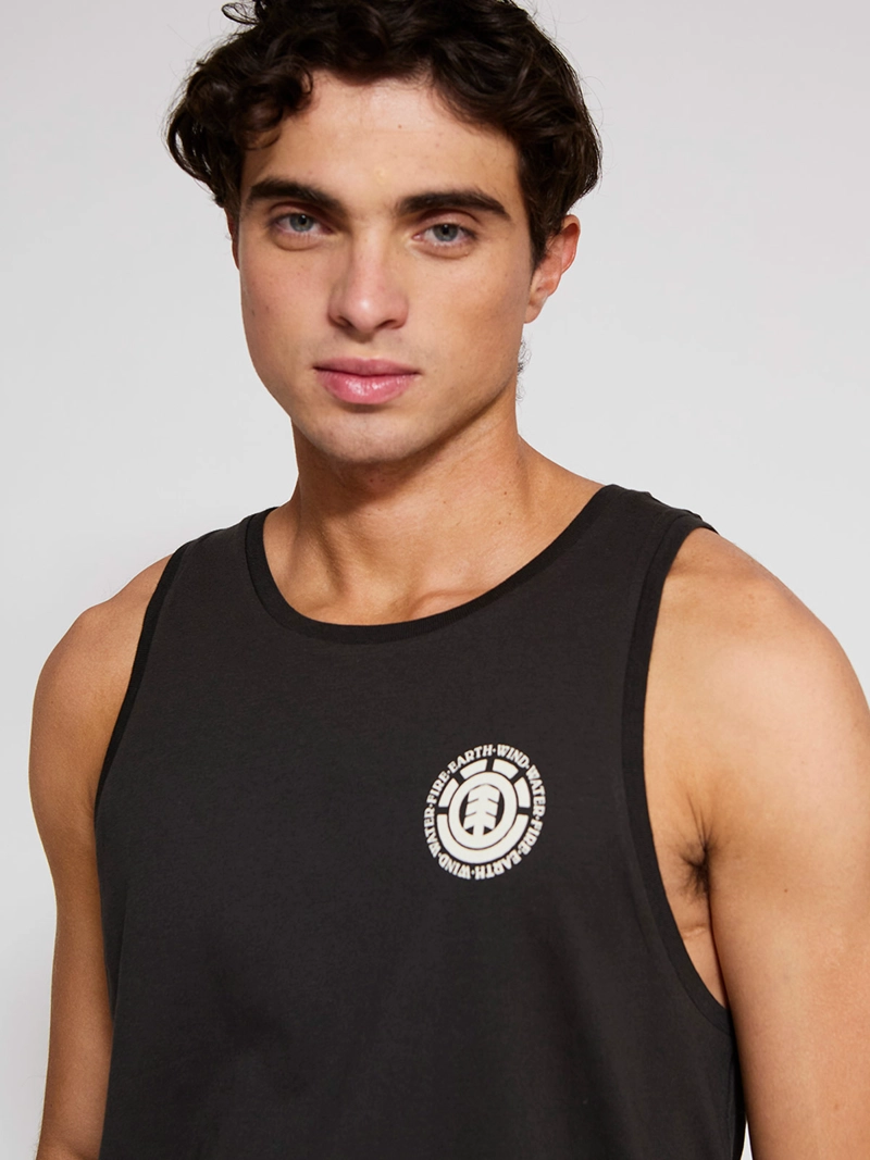POLERA HOMBRE ELEMENT ALGODÓN SIN MANGAS BÁSICA - 3