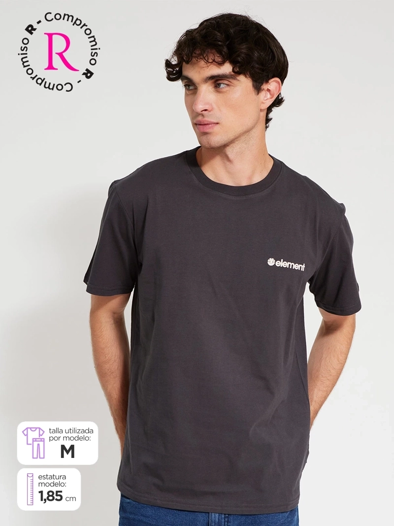 POLERA HOMBRE ELEMENT ALGODÓN MANGA CORTA PRINT - 1
