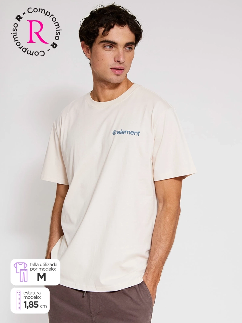 POLERA HOMBRE ELEMENT ALGODÓN MANGA CORTA PRINT - 1