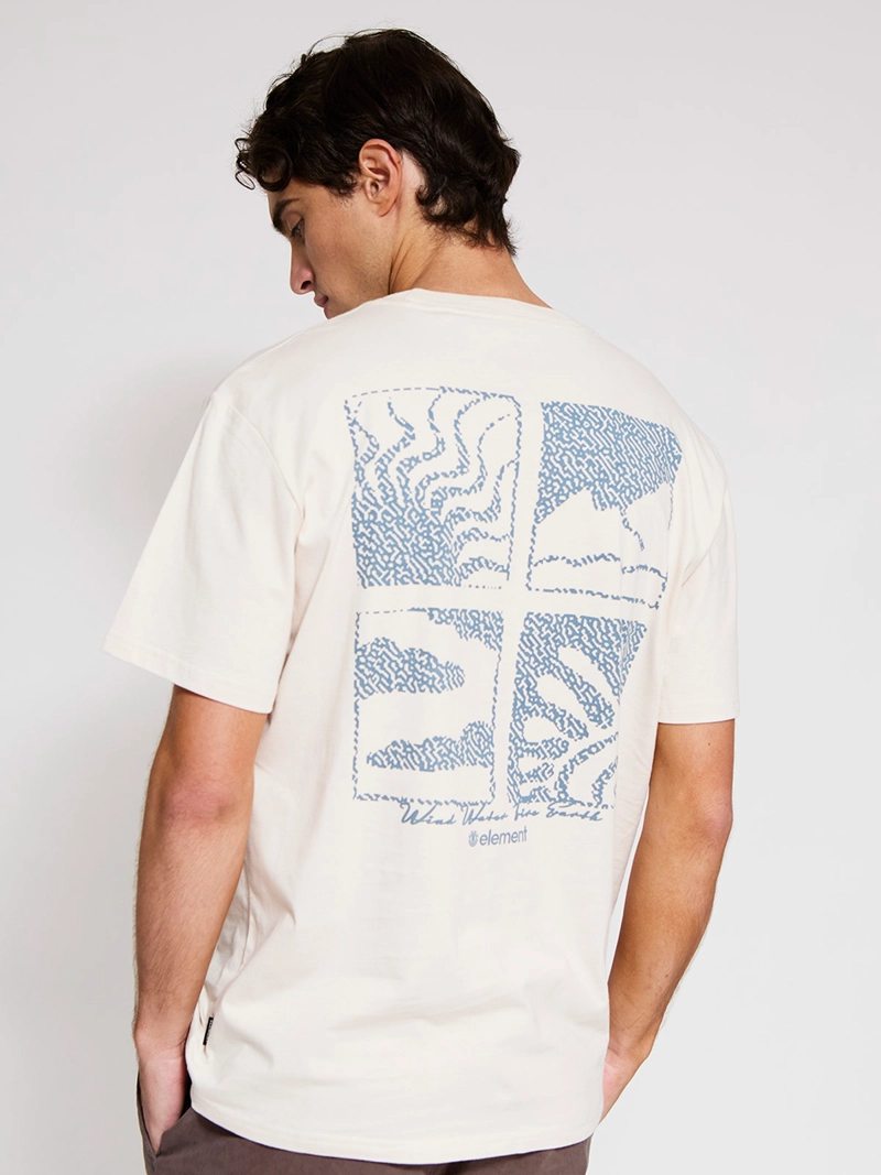 POLERA HOMBRE ELEMENT ALGODÓN MANGA CORTA PRINT - 2