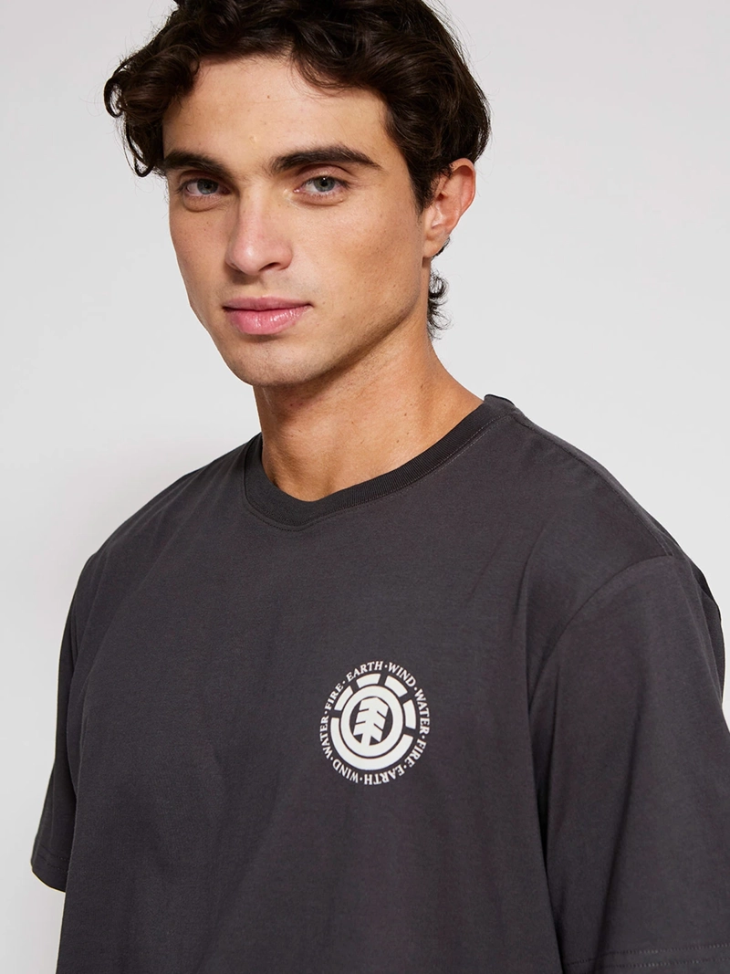 POLERA HOMBRE ELEMENT ALGODÓN MANGA CORTA PRINT - 3