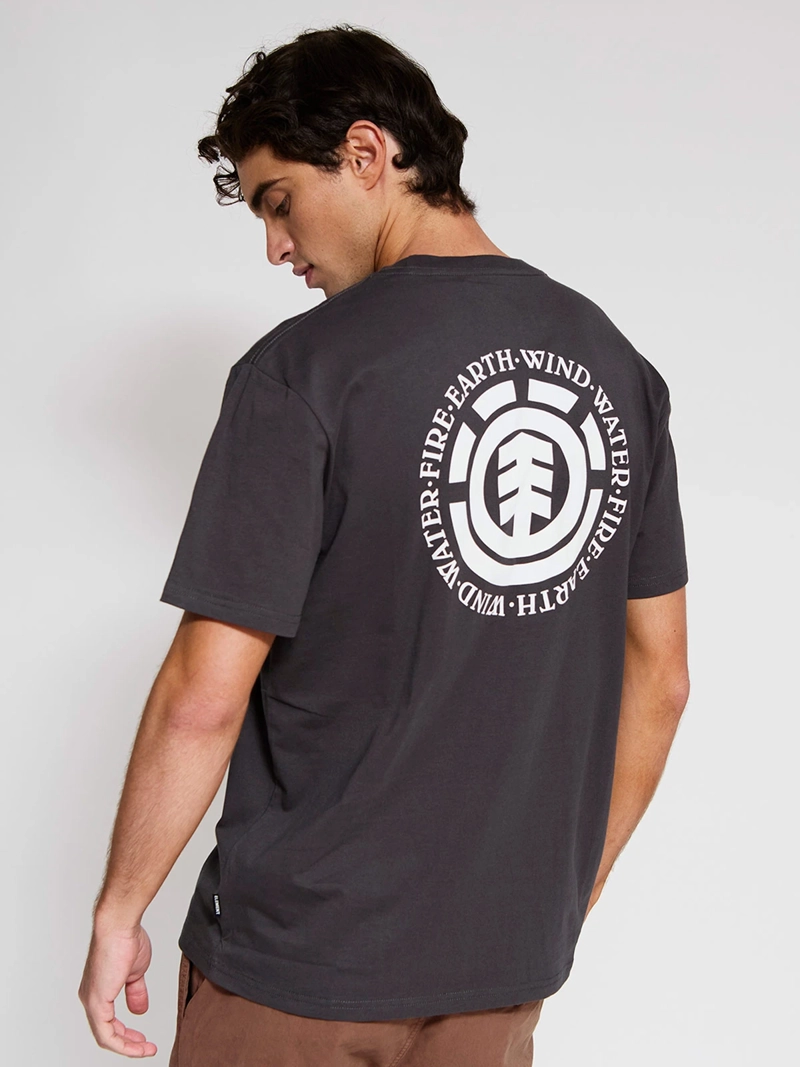 POLERA HOMBRE ELEMENT ALGODÓN MANGA CORTA PRINT - 2